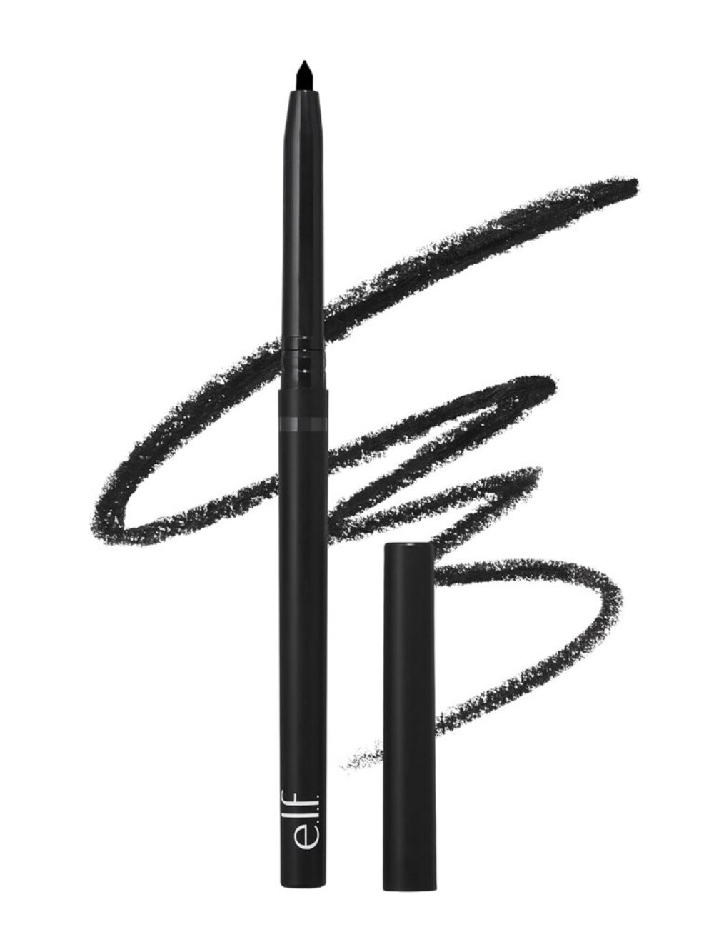 e.l.f. No Budge Retractable Eyeliner, Creamy, Ultra-Pigmented & Waterproof